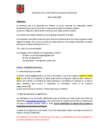 REGLEMENT DE LA RESTAURATION MUNICIPALE 2025-2026