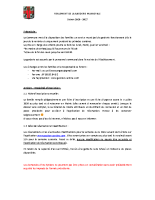REGLEMENT DE LA GARDERIE MUNICIPALE 2026-2027